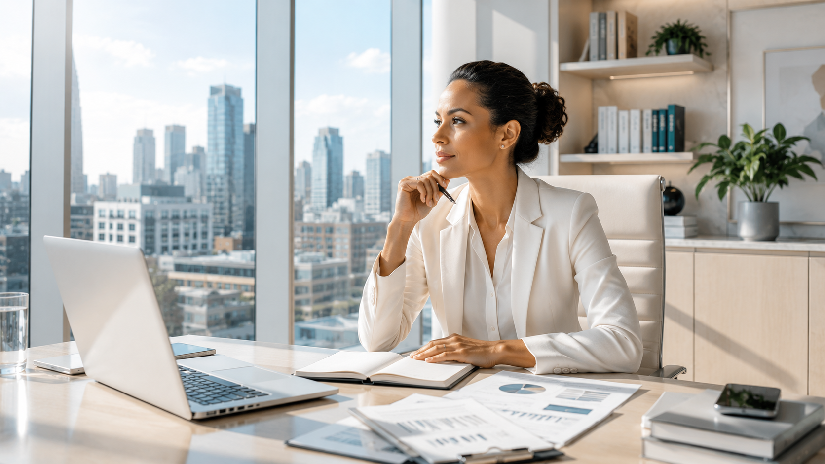 C-suite leader developing an executive personal branding strategy