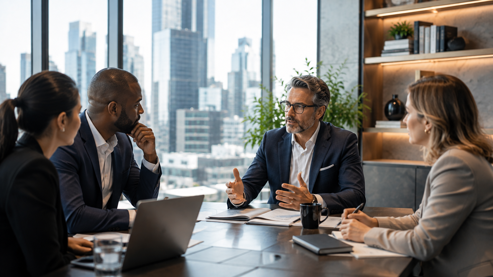 CEO evaluating an executive personal branding agency